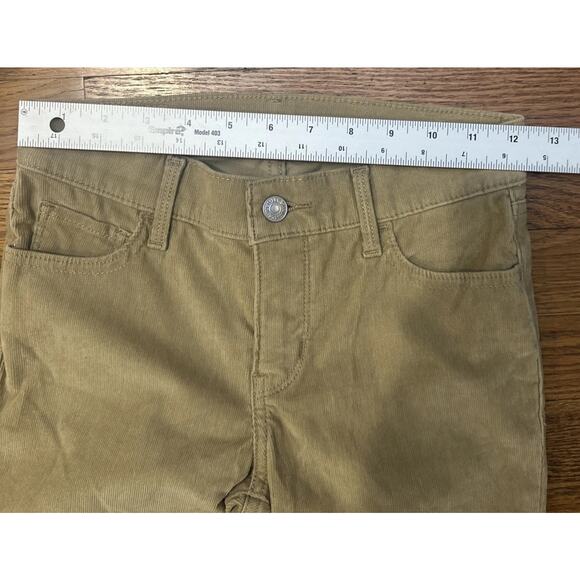 Levi’s Corduroy Pants Light Brown 24 312 Shaping Slim 0 24x30 Women’s - Picture 6 of 11
